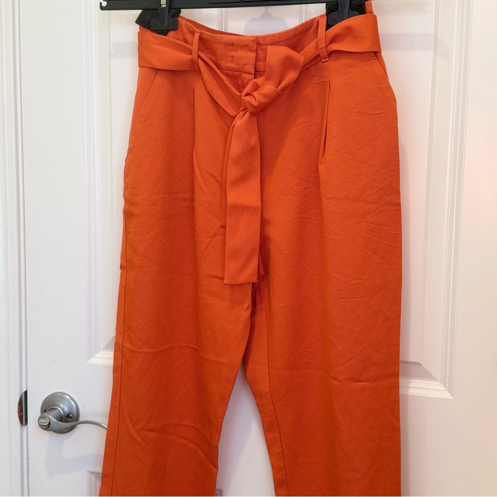 PennyBlack by MaxMara Label-cut Evvica Classic Trousers Orange.Size:US6 Spring - Picture 5 of 13